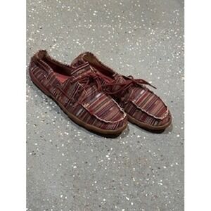 Twisted X Women's Multi-Color Striped Casual Loafer Comfort Driving Shoes Size 9